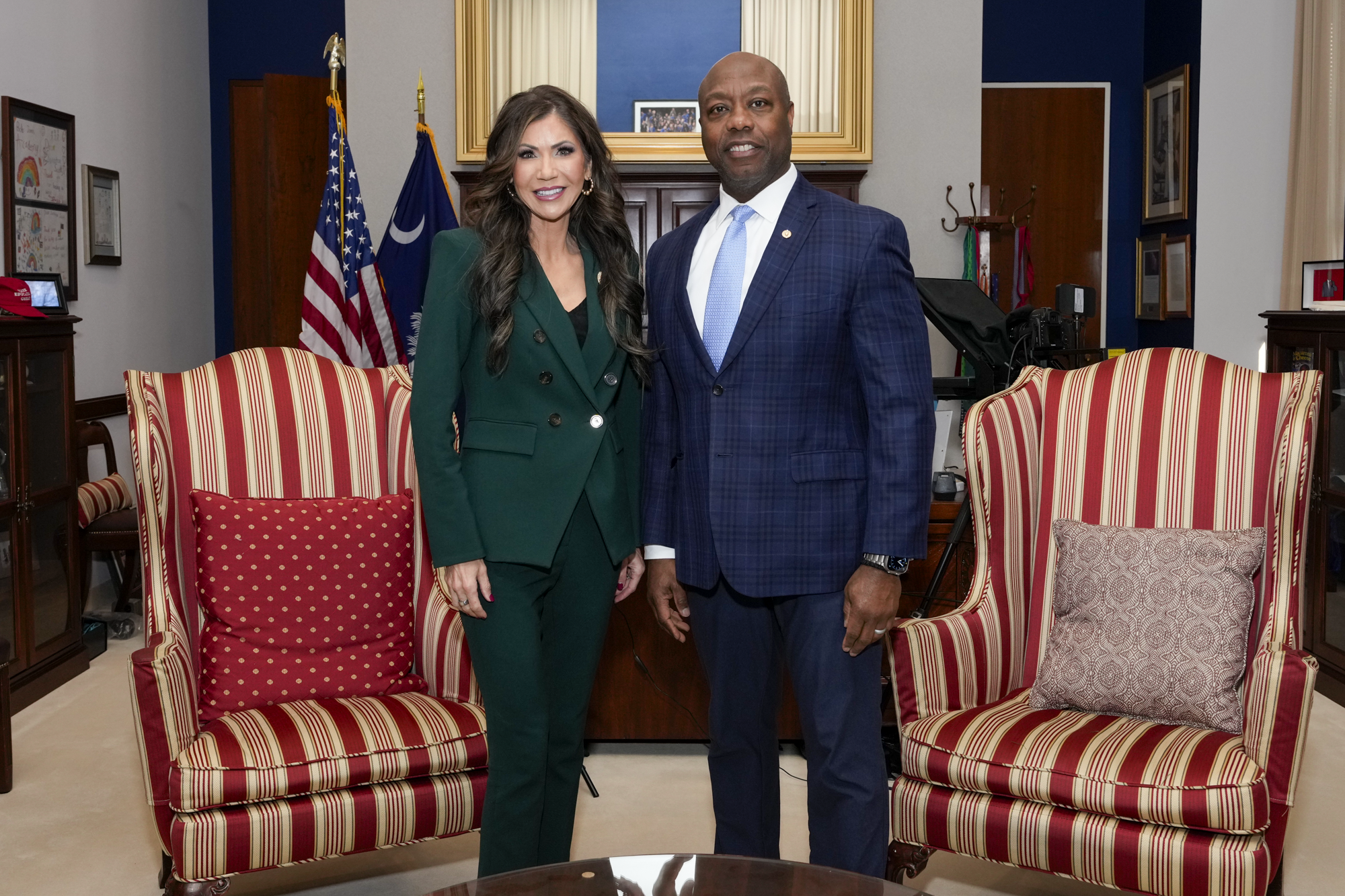 Sen. Scott Meets with Governor Kristi Noem — U.S. Senator Tim